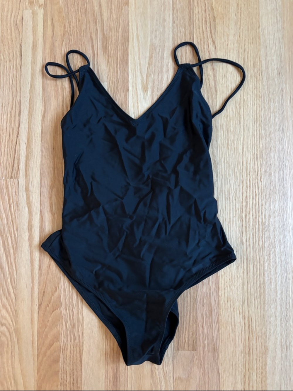 SOLID & STRIPED Black One-Piece Swimsuit